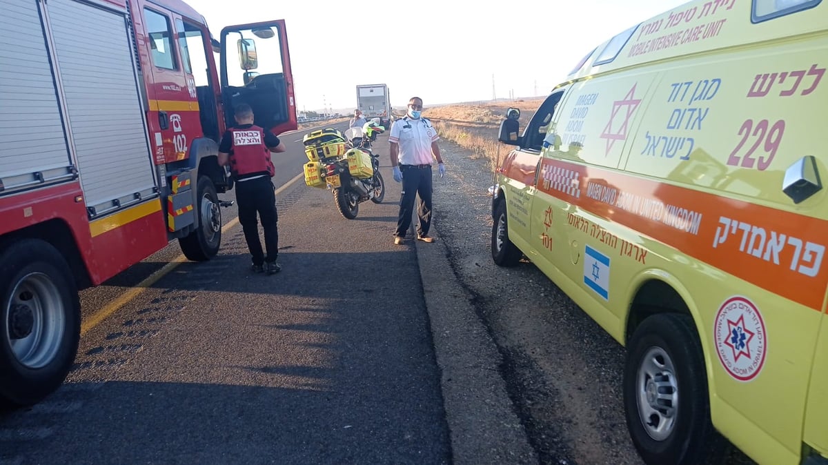 תאונה בכביש 6. ארכיון