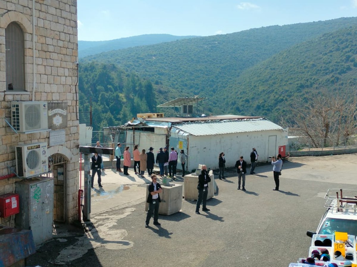 לאחר המינוי: חברי וועדת החקירה הממלכתית ביקרו במירון