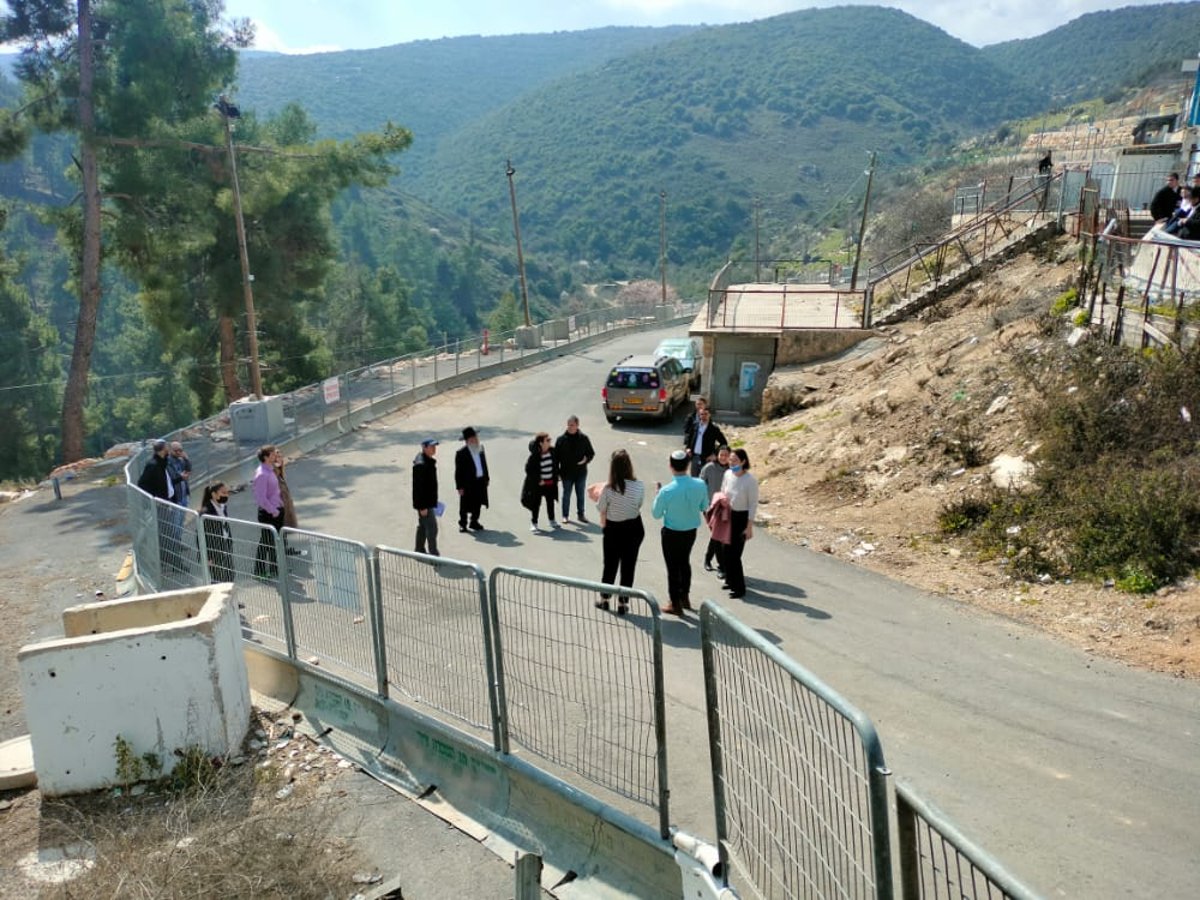 לאחר המינוי: חברי וועדת החקירה הממלכתית ביקרו במירון