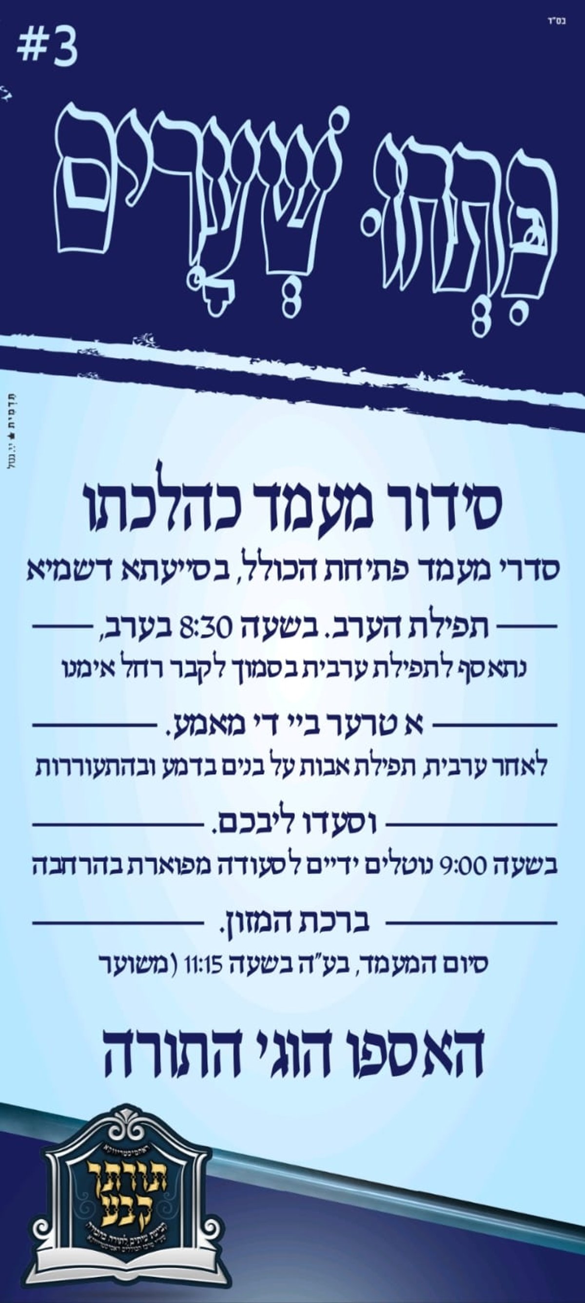 ברחמסטריווקא יסדו רשת כוללים; תיעוד