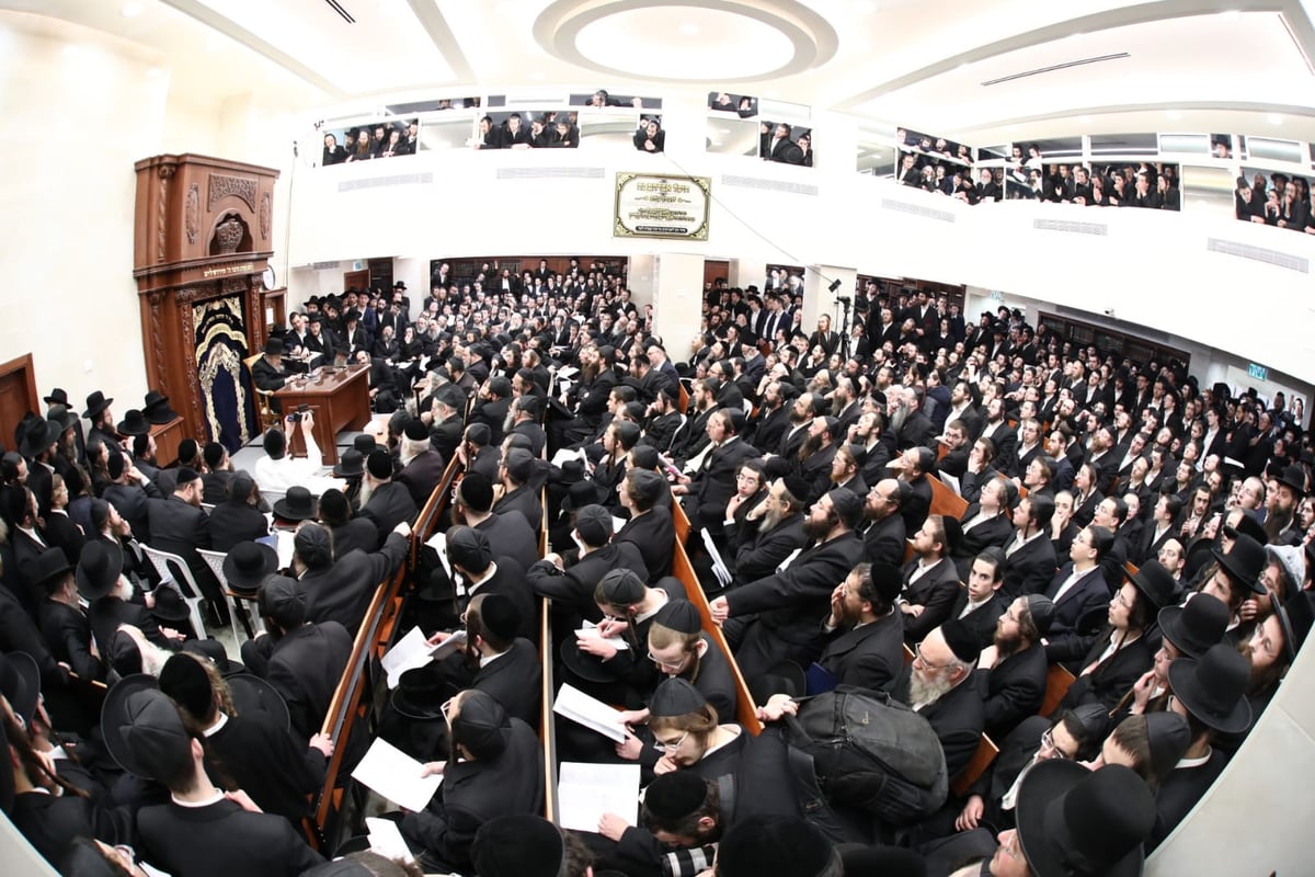 הגר"ד לנדו מסר שיעור בביהמ"ד של הגר"ש אלתר • תיעוד