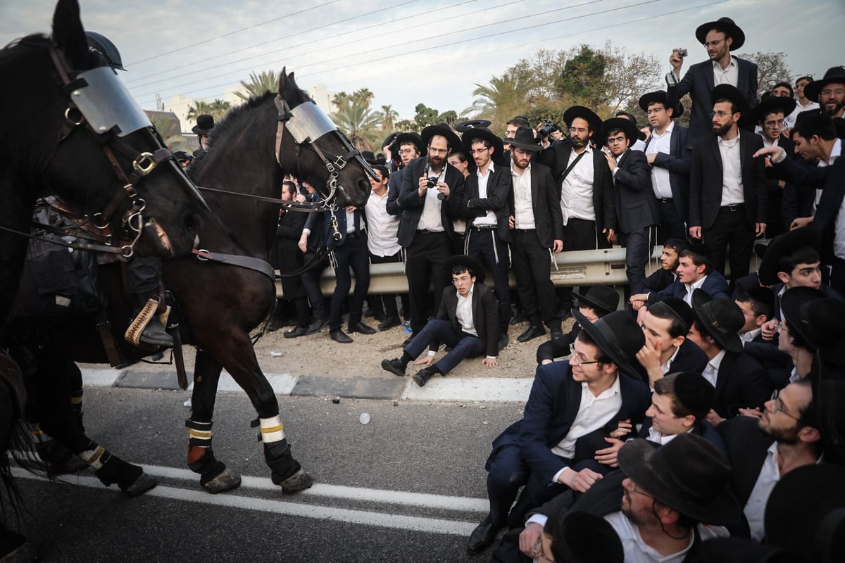 מפגיני "הפלג" חסמו את כביש גהה בכניסה לבני ברק