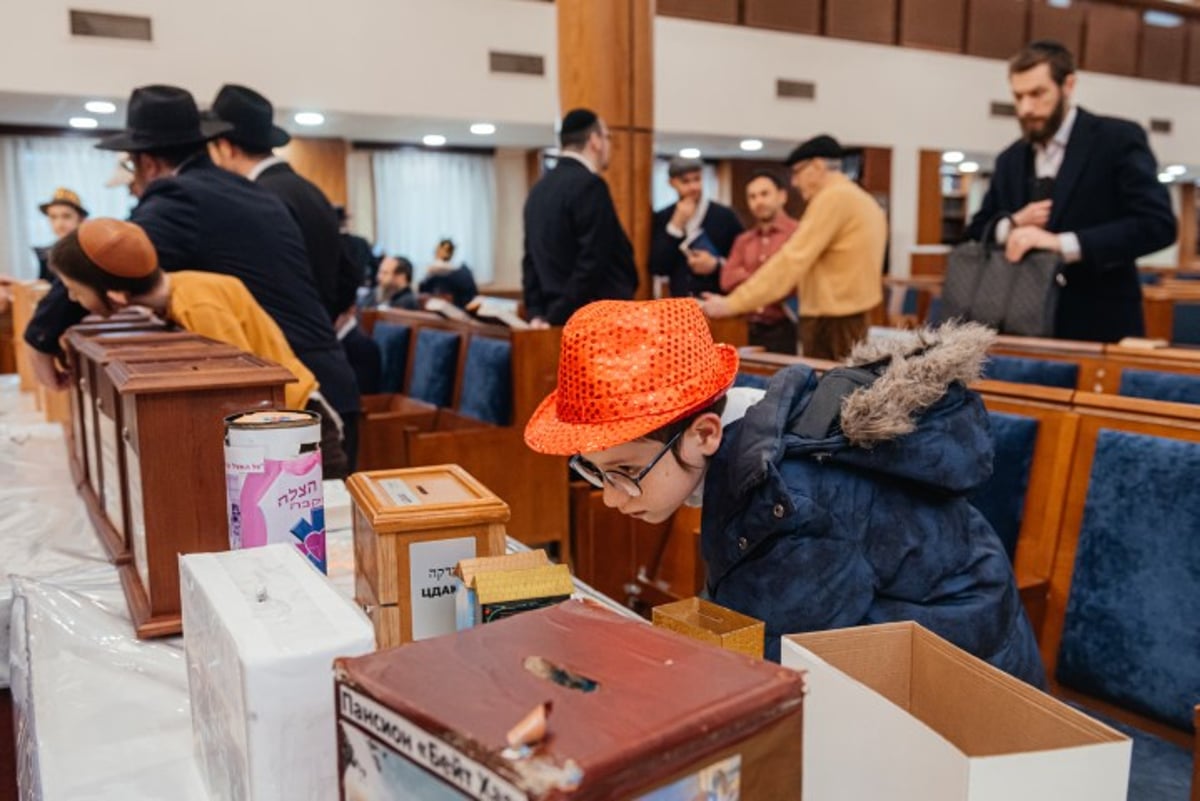 כך חגגו במוסקבה שברוסיה את חג הפורים