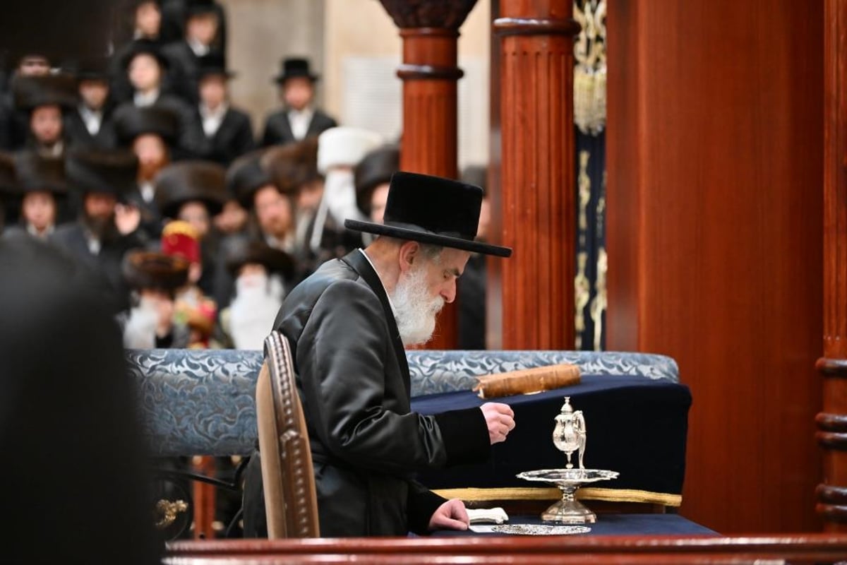 צפו: מראות חג הפורים בחצר חסידות ויז'ניץ