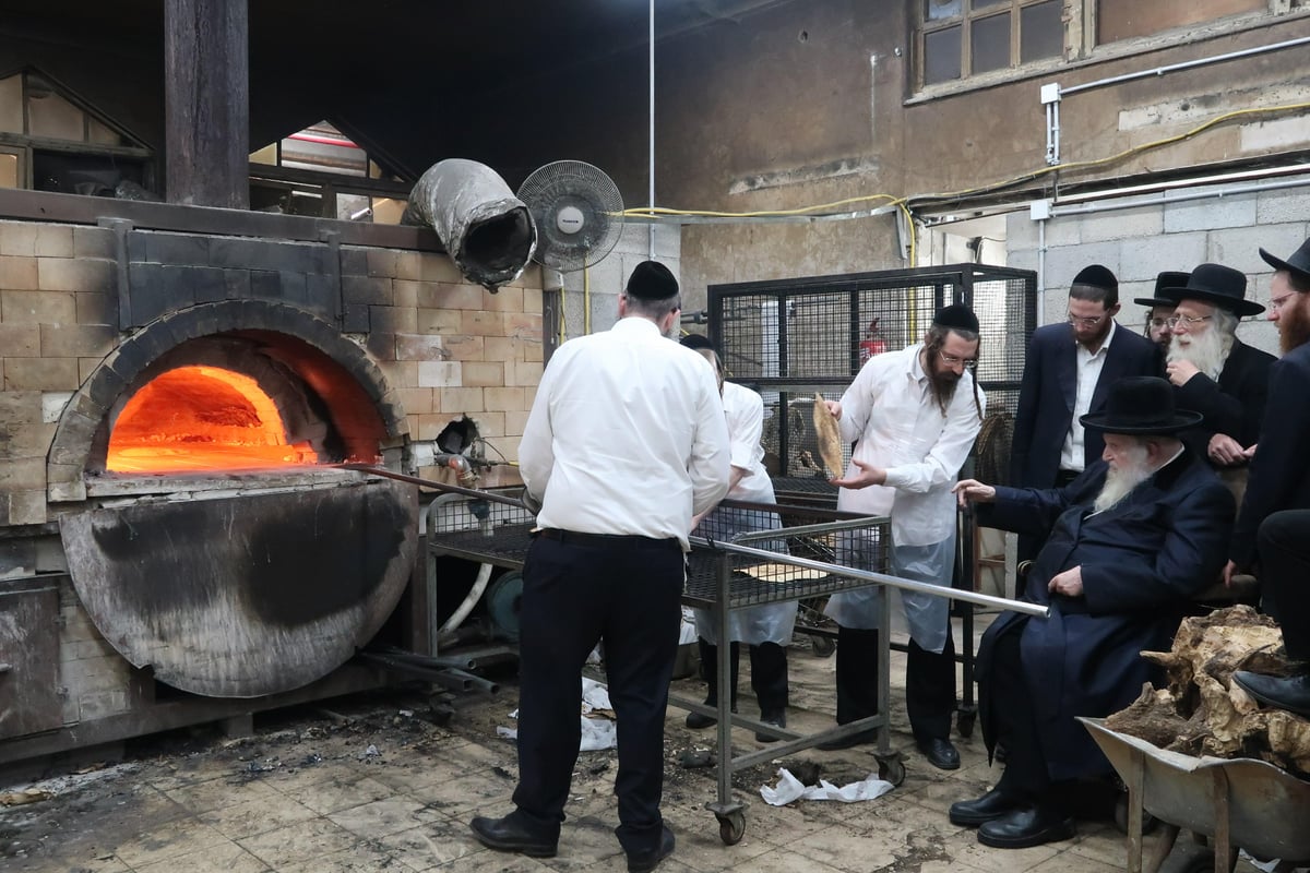 תיעוד: ראב"ד 'העדה' אפה מצות בנתניה