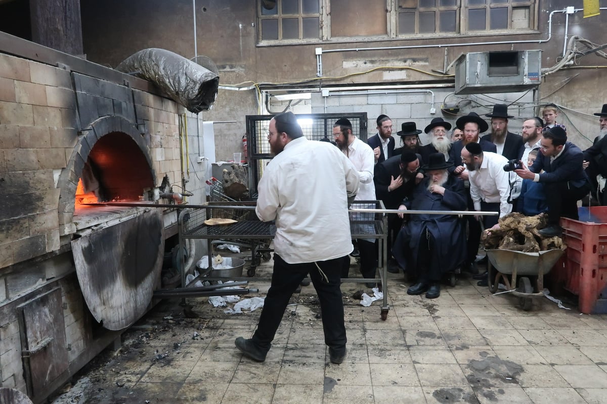 תיעוד: ראב"ד 'העדה' אפה מצות בנתניה