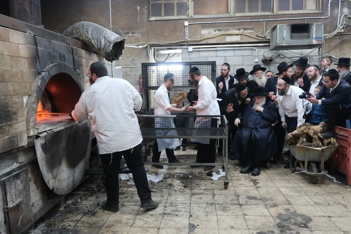 תיעוד: ראב"ד 'העדה' אפה מצות בנתניה