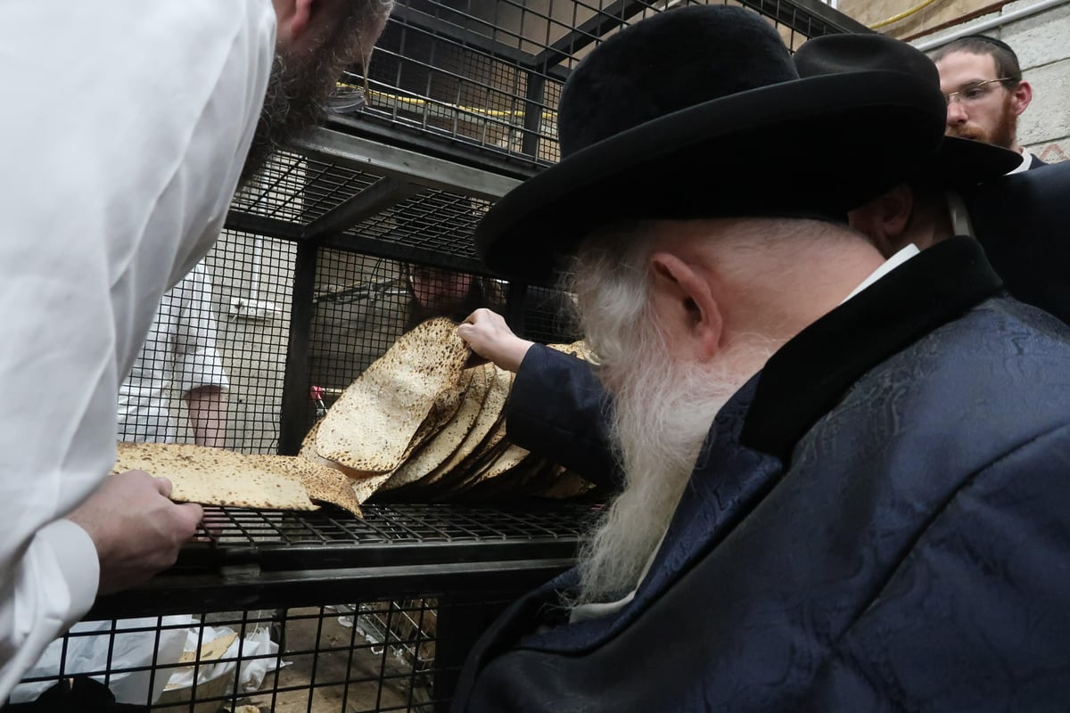 תיעוד: ראב"ד 'העדה' אפה מצות בנתניה