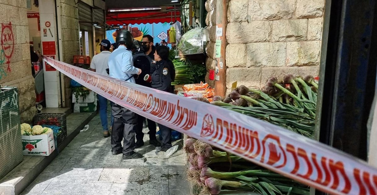 תוך שימוש בירי: שני חשודים נעצרו בשוק מחנה יהודה