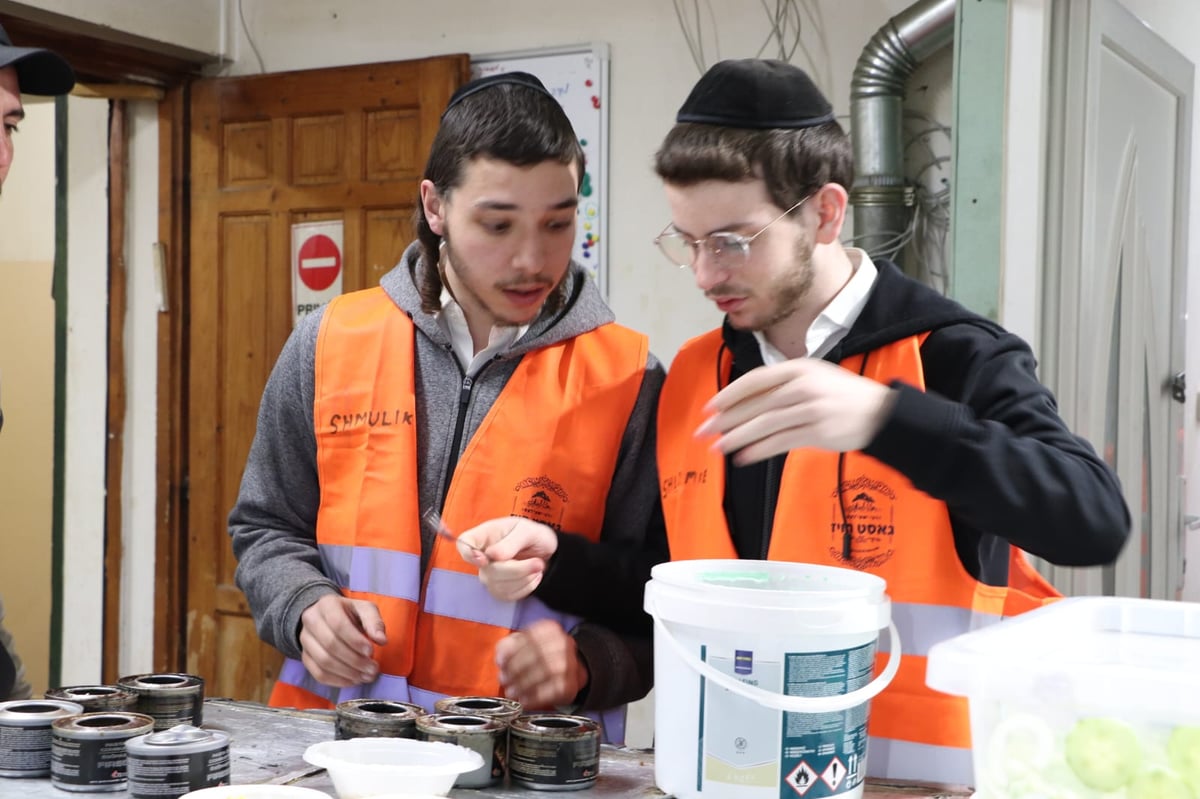 בחורי 'אגלי טל' שסייעו לפליטי אוקראינה בתפילה בקברי צדיקים