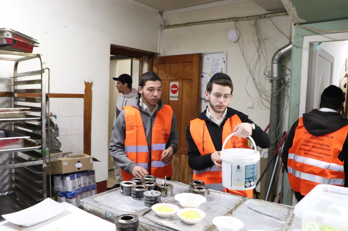 בחורי 'אגלי טל' שסייעו לפליטי אוקראינה בתפילה בקברי צדיקים