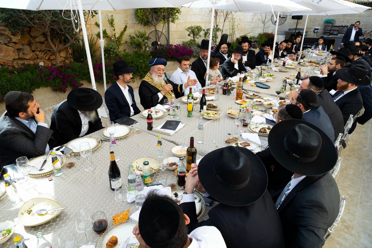 תיעוד: חלוקת התעודות לכולל שבנשיאות הראשל"צ הגר"ש עמאר