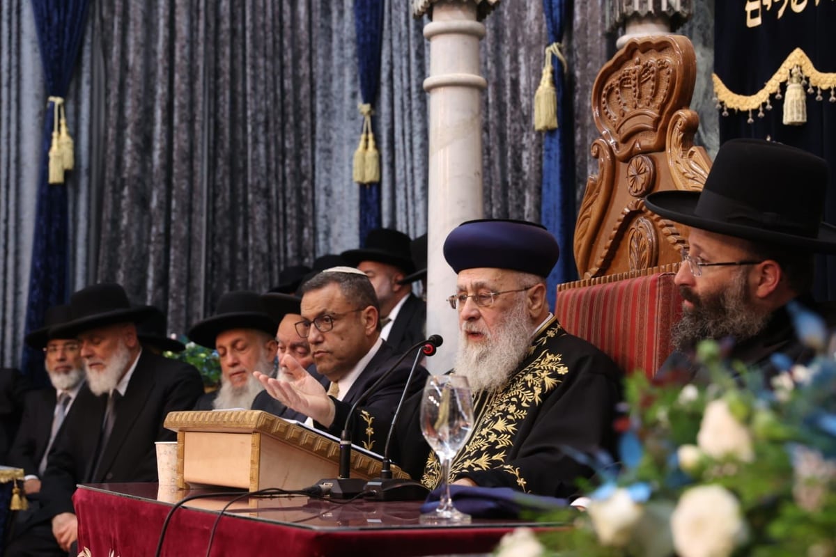 'הקבלת פני רבו' לראשון לציון הגר"י יוסף