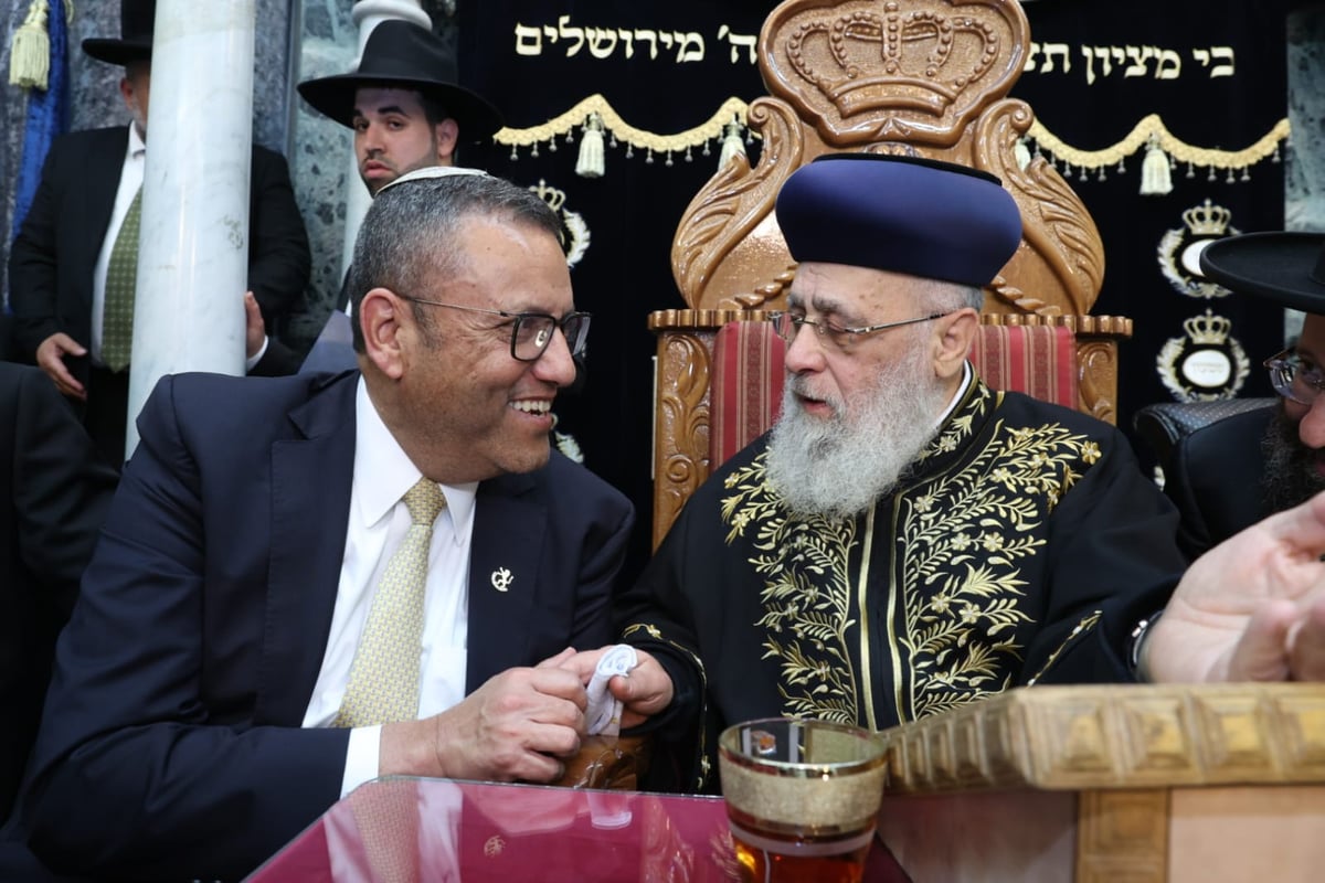 'הקבלת פני רבו' לראשון לציון הגר"י יוסף