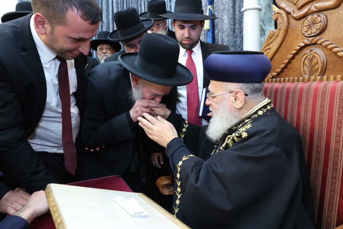 'הקבלת פני רבו' לראשון לציון הגר"י יוסף