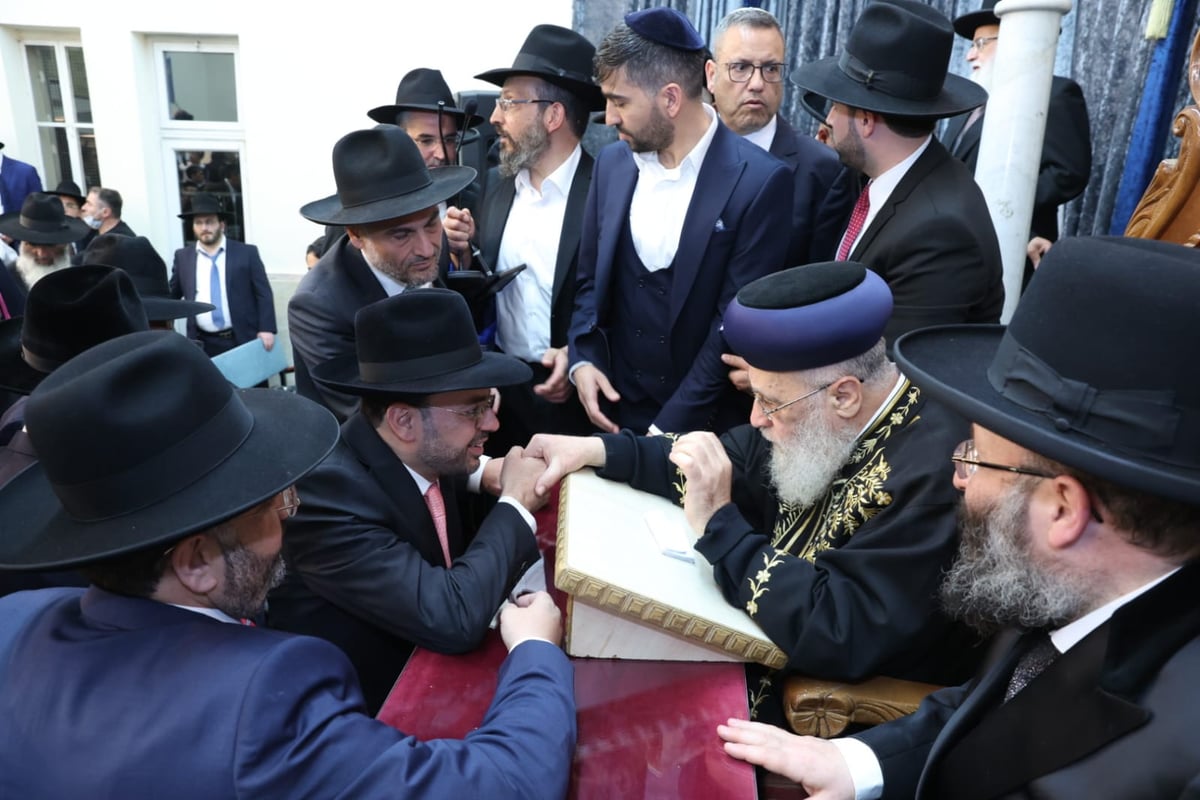 'הקבלת פני רבו' לראשון לציון הגר"י יוסף