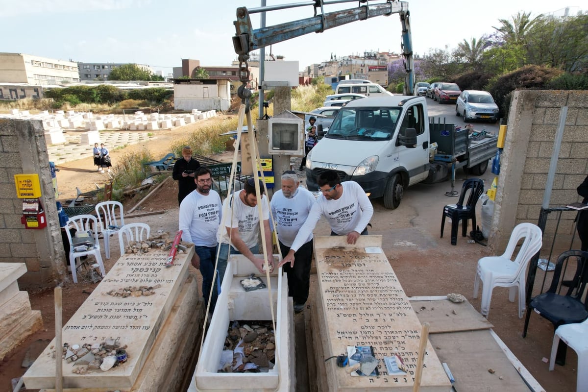 הוקמה המצבה על קברו של מרן רבי חיים קנייבסקי זצ"ל