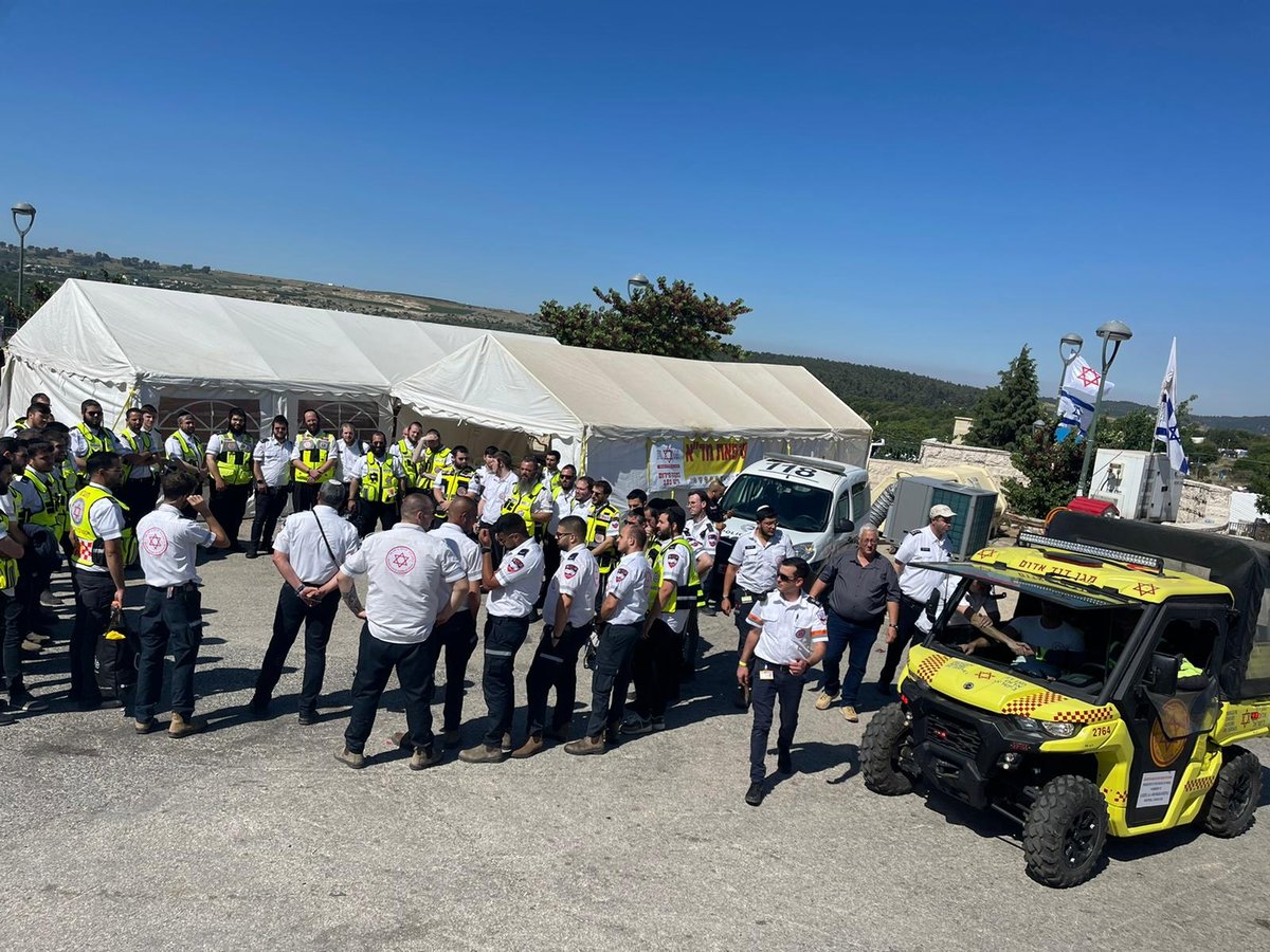 המבצע הגדול של מד"א בהילולת הרשב"י במירון