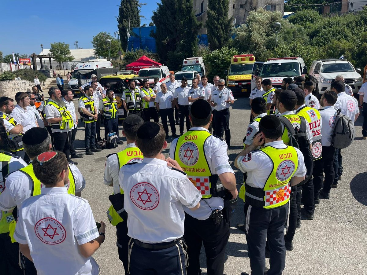 המבצע הגדול של מד"א בהילולת הרשב"י במירון