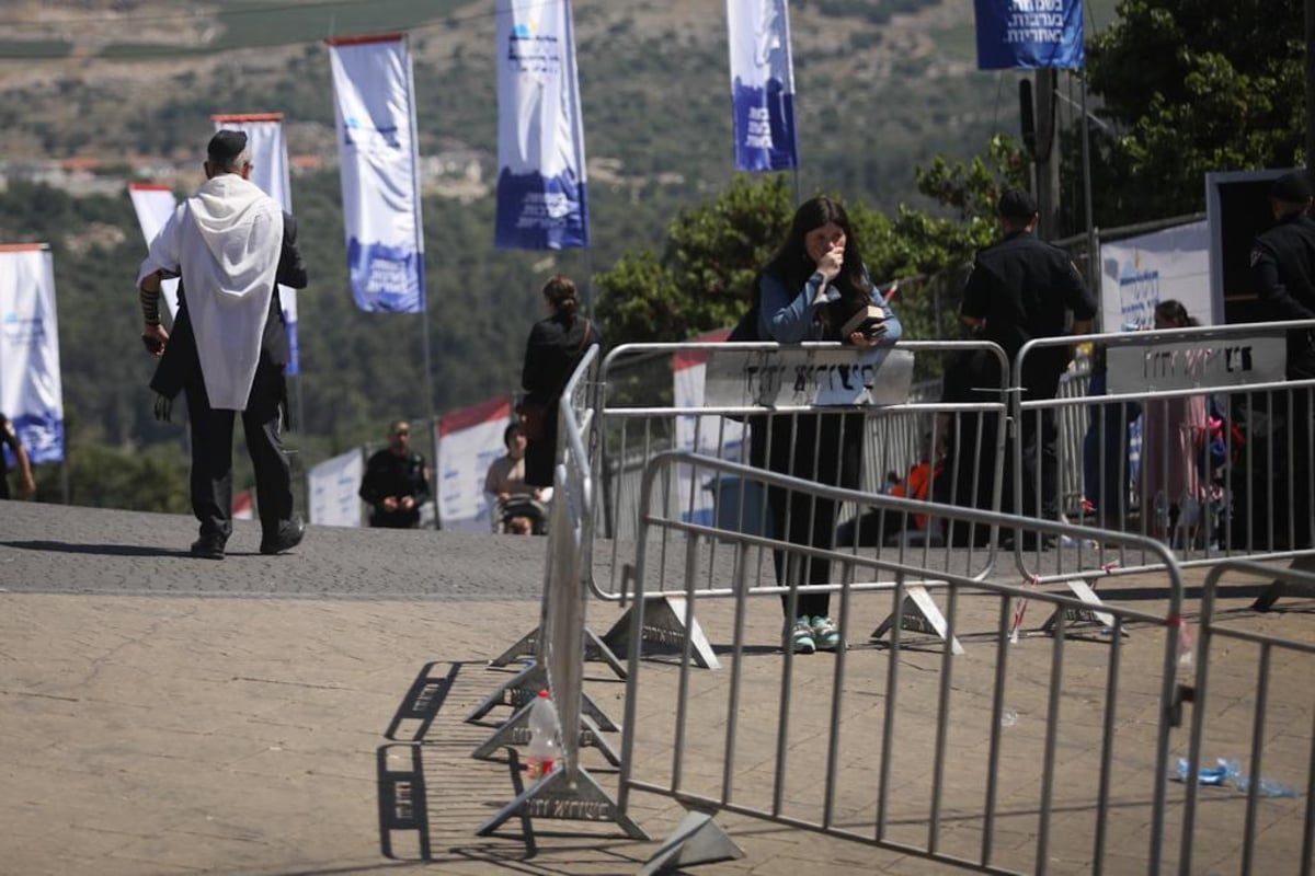 מירון, ציון הרשב"י והמחסומים • צפו בתיעוד