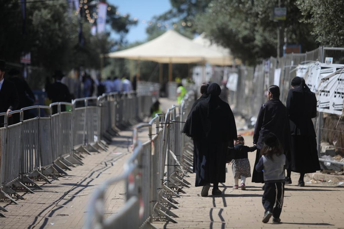 מירון, ציון הרשב"י והמחסומים • צפו בתיעוד