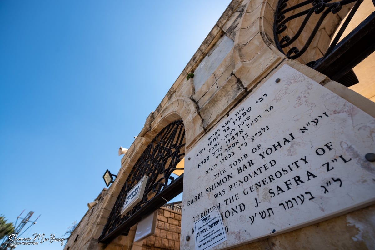 כך נראה ציון הרשב"י, היום • צפו בתיעוד