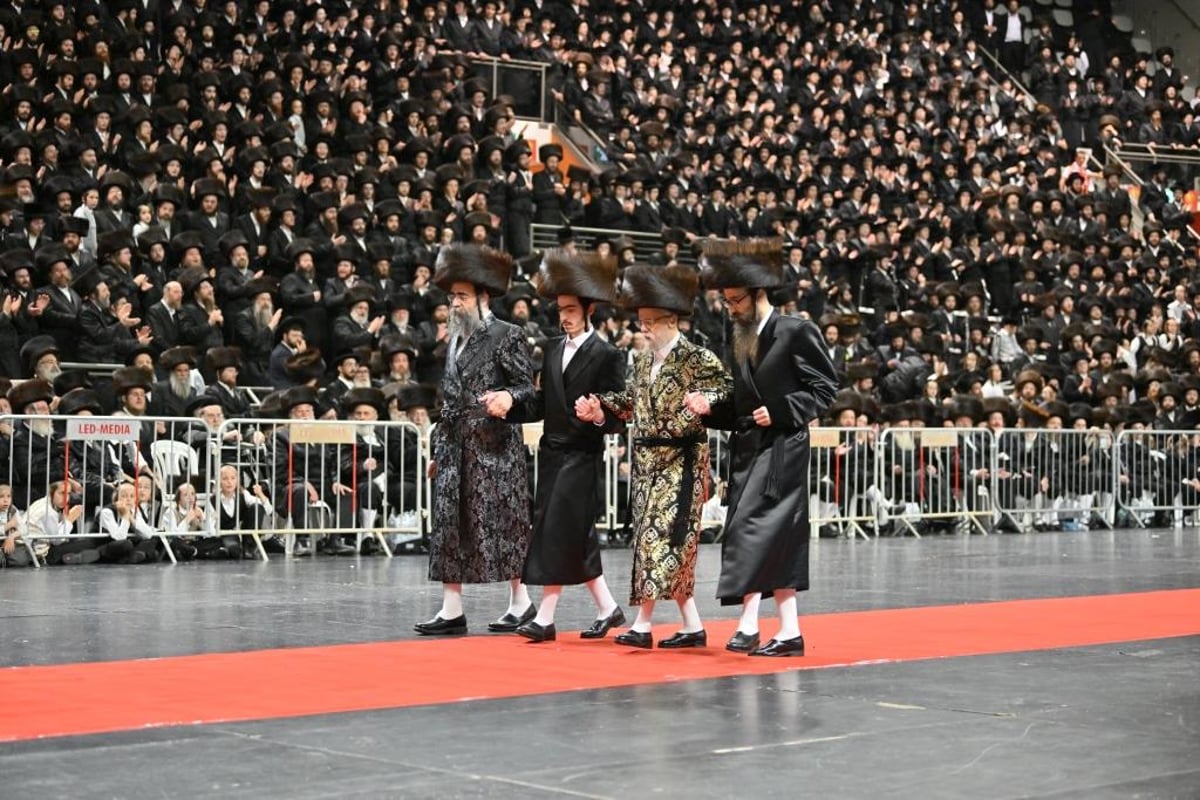 שמחת החתונה לנכד האדמו"רים מויז'ניץ וסערט ויז'ניץ