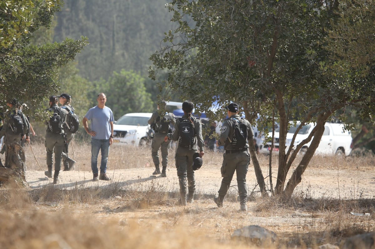 החיפושים של ימ"ר ירושלים ביער אשתאול אחר גופת ניסים שטרית ז"ל, בשנה שעברה