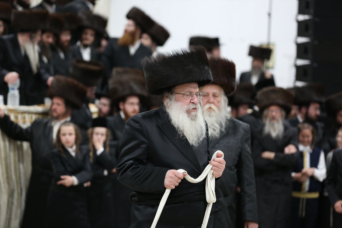 תיעוד: בנדבורנה חגגו את נישואי נכדת האדמו"ר