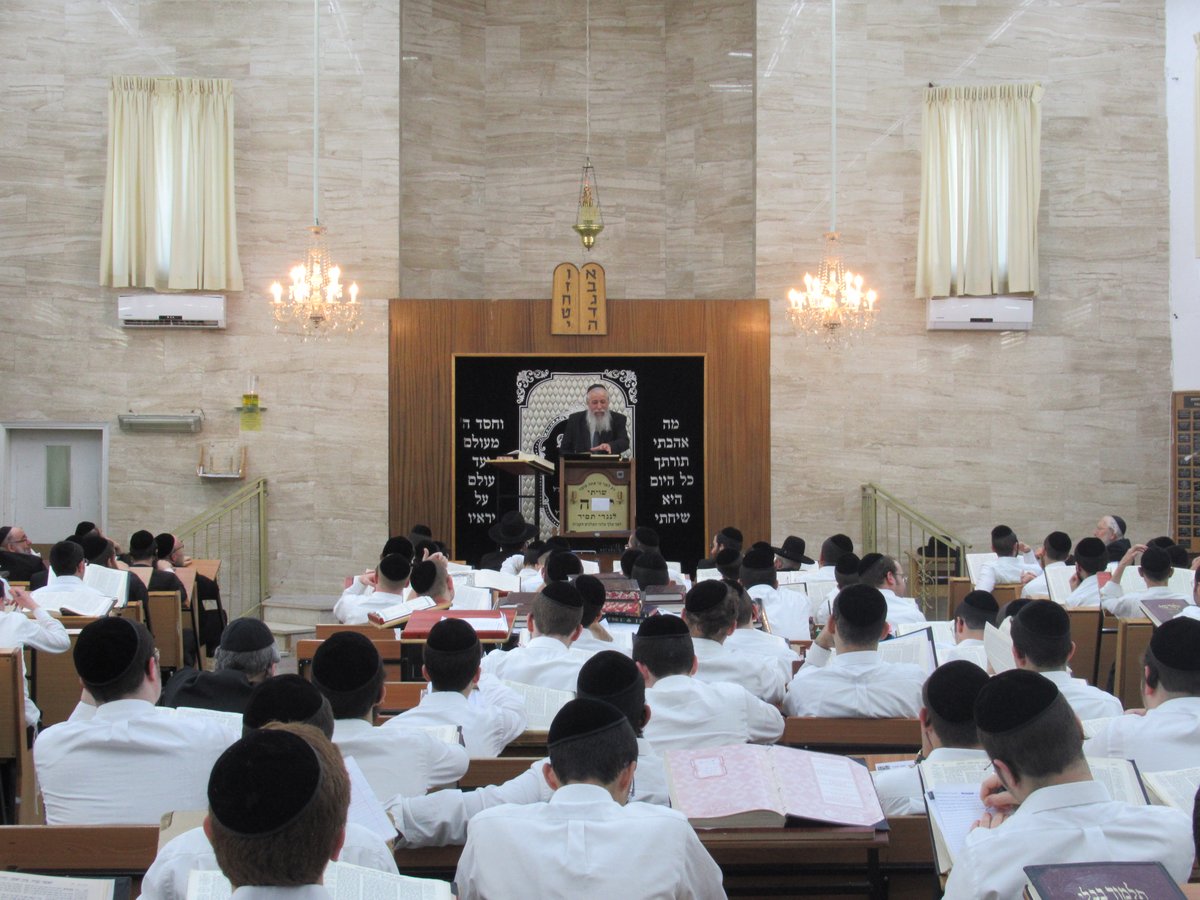 ה"שיעור כללי" הראשון של ראש הישיבה החדש