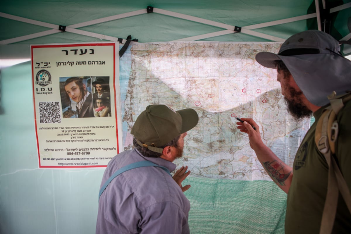 מסוק באוויר, כלבנים, פרשים: החיפושים אחרי מוישי קליינרמן