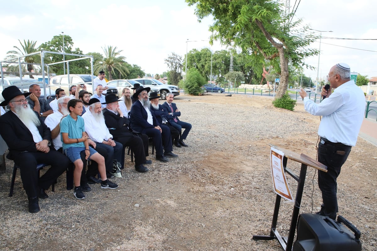 קרית גת: מעמד הסרת הלוט לרחוב זקן חכמי תוניס