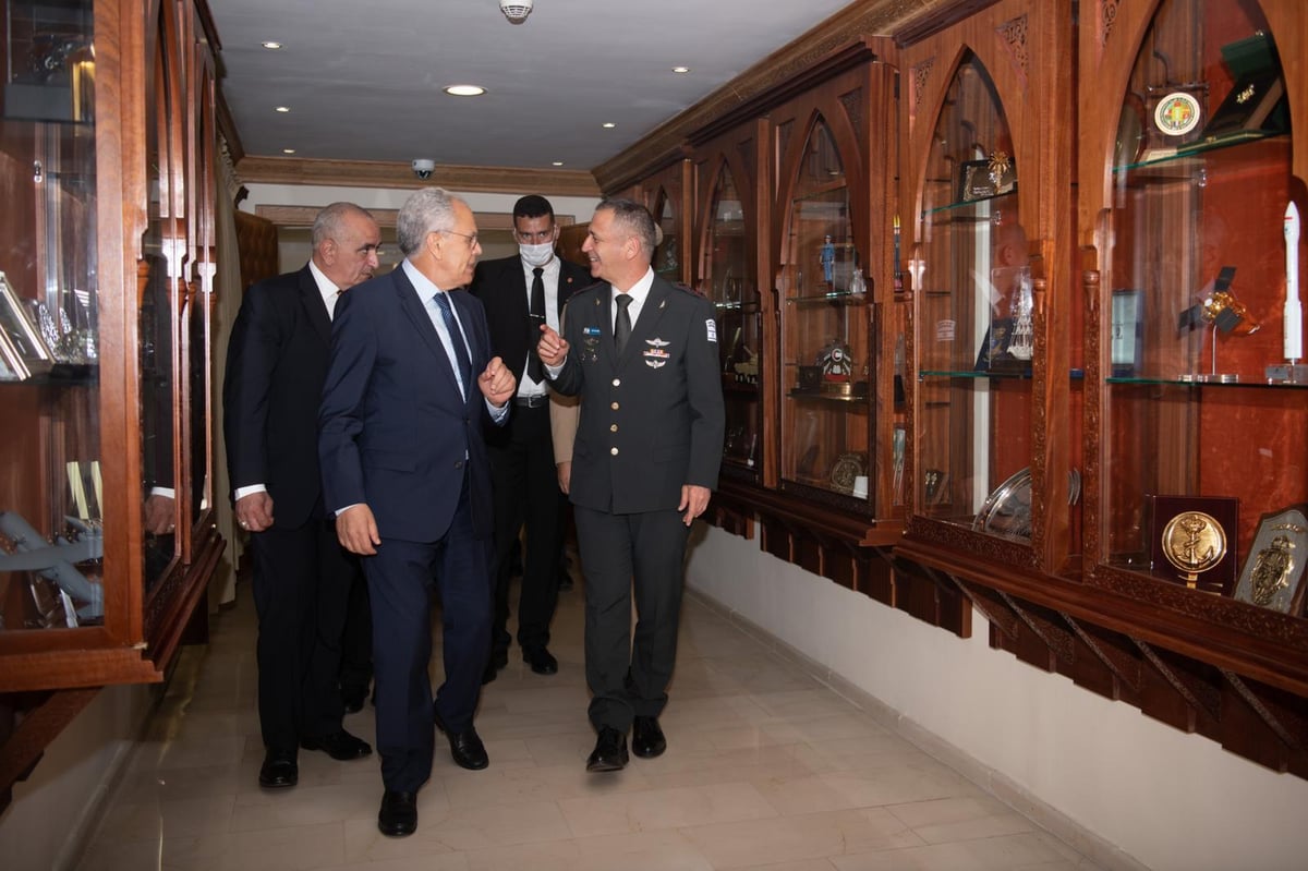 כך התקבל הרמטכ"ל הישראלי - במרוקו; צפו