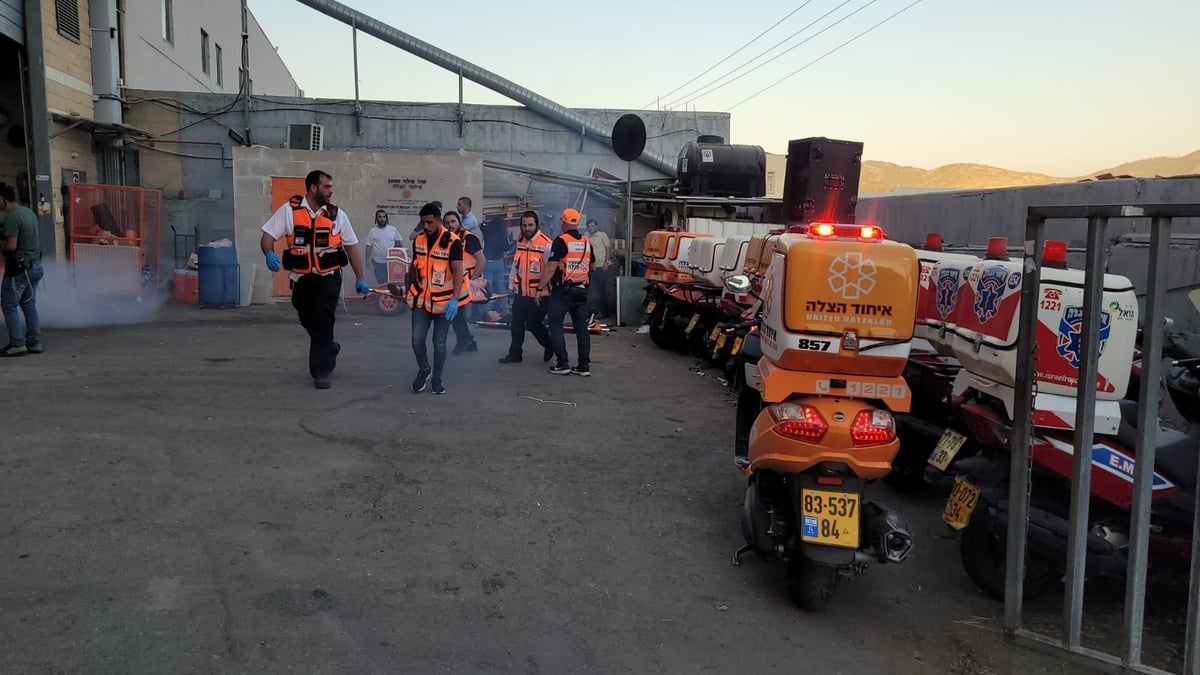 תיעוד: תרגיל שריפה במרלו״ג איחוד הצלה • צפו