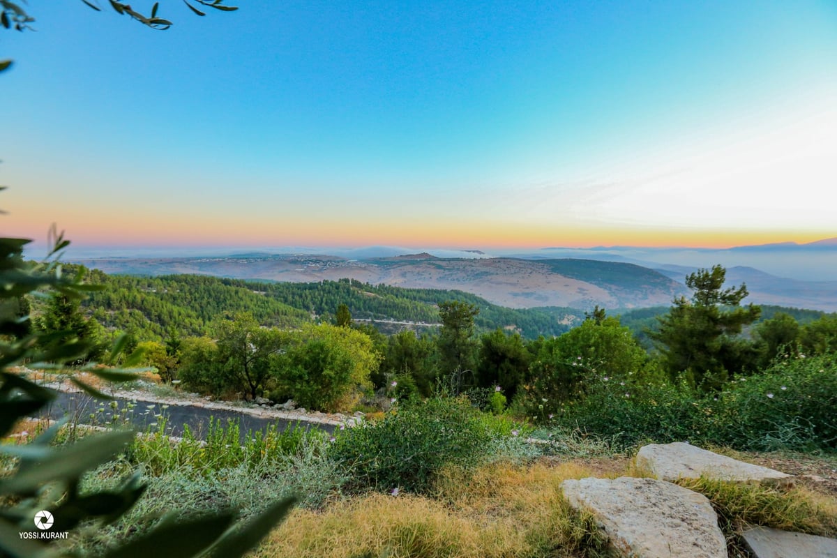 תיעוד מרהיב: זריחת השמש בהריה של צפת