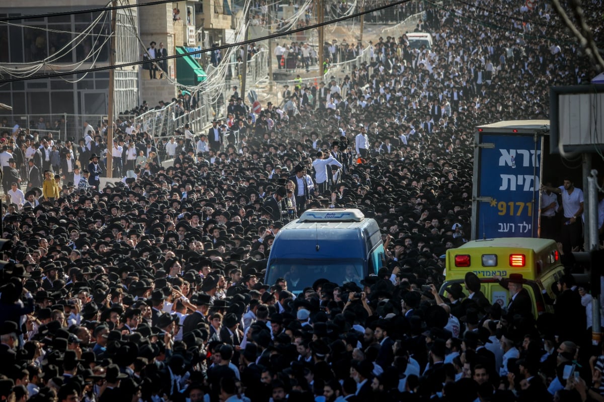 תיעוד מסכם: רבבות בהלווית נשיא המועצת חכם שלום כהן זצ"ל