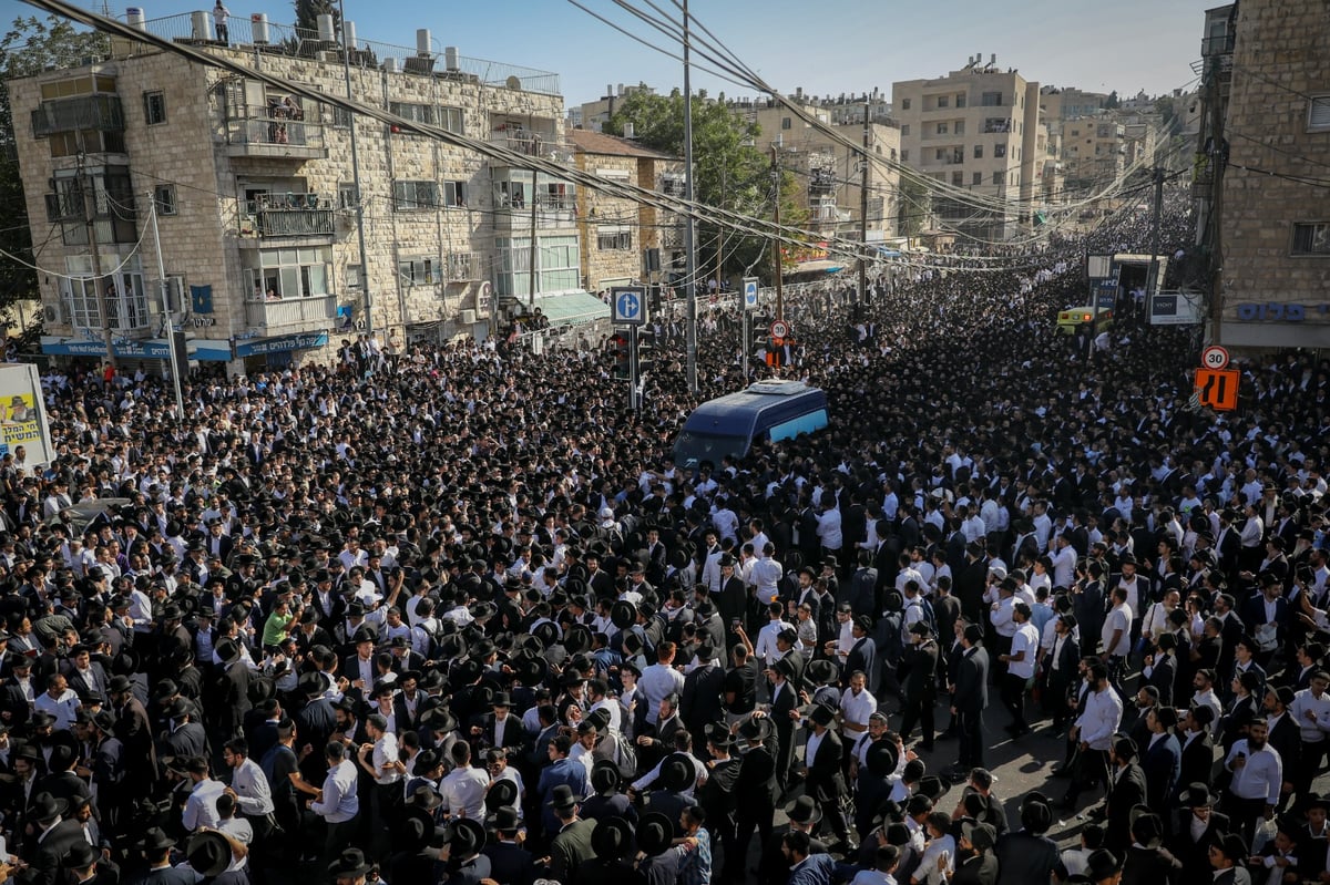 תיעוד מסכם: רבבות בהלווית נשיא המועצת חכם שלום כהן זצ"ל