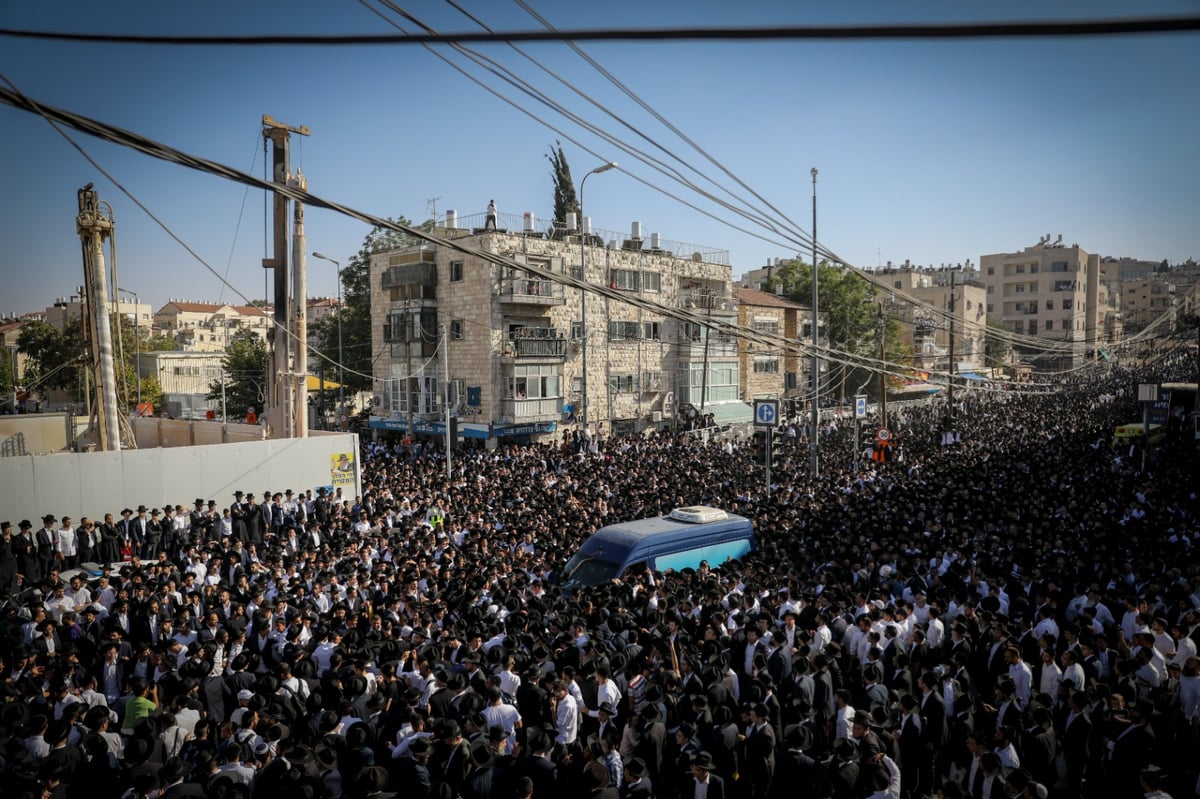 תיעוד מסכם: רבבות בהלווית נשיא המועצת חכם שלום כהן זצ"ל