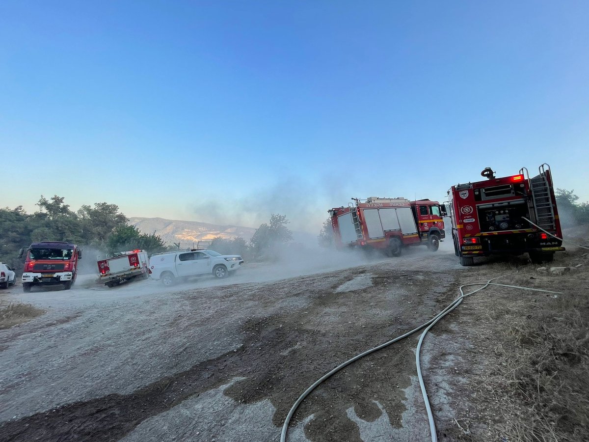 שריפה ליד בית שמש, בתים ומתחם 'איקאה' פונו