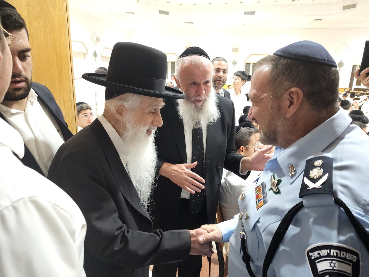 המפכ"ל ביקר בישיבות לרגל פתיחת זמן אלול