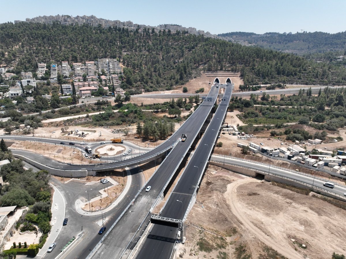 כביש 16 נפתח היום לתנועה; מיזם בן דור הסתיים