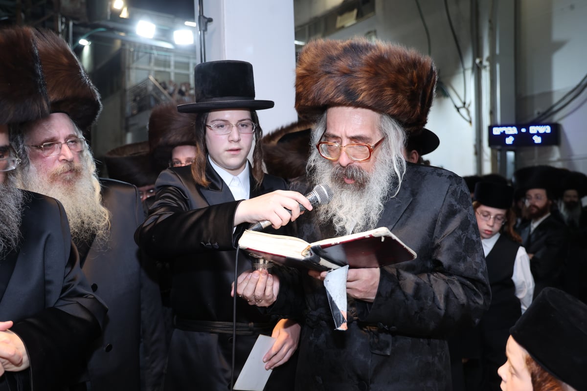 בן האדמו"ר מלינסק התחתן עם נכדת רבה של מירון