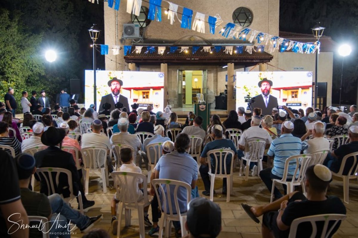 חג גבעת עדה: בית הכנסת נפתח מחדש והרב החרדי הוכתר לרב