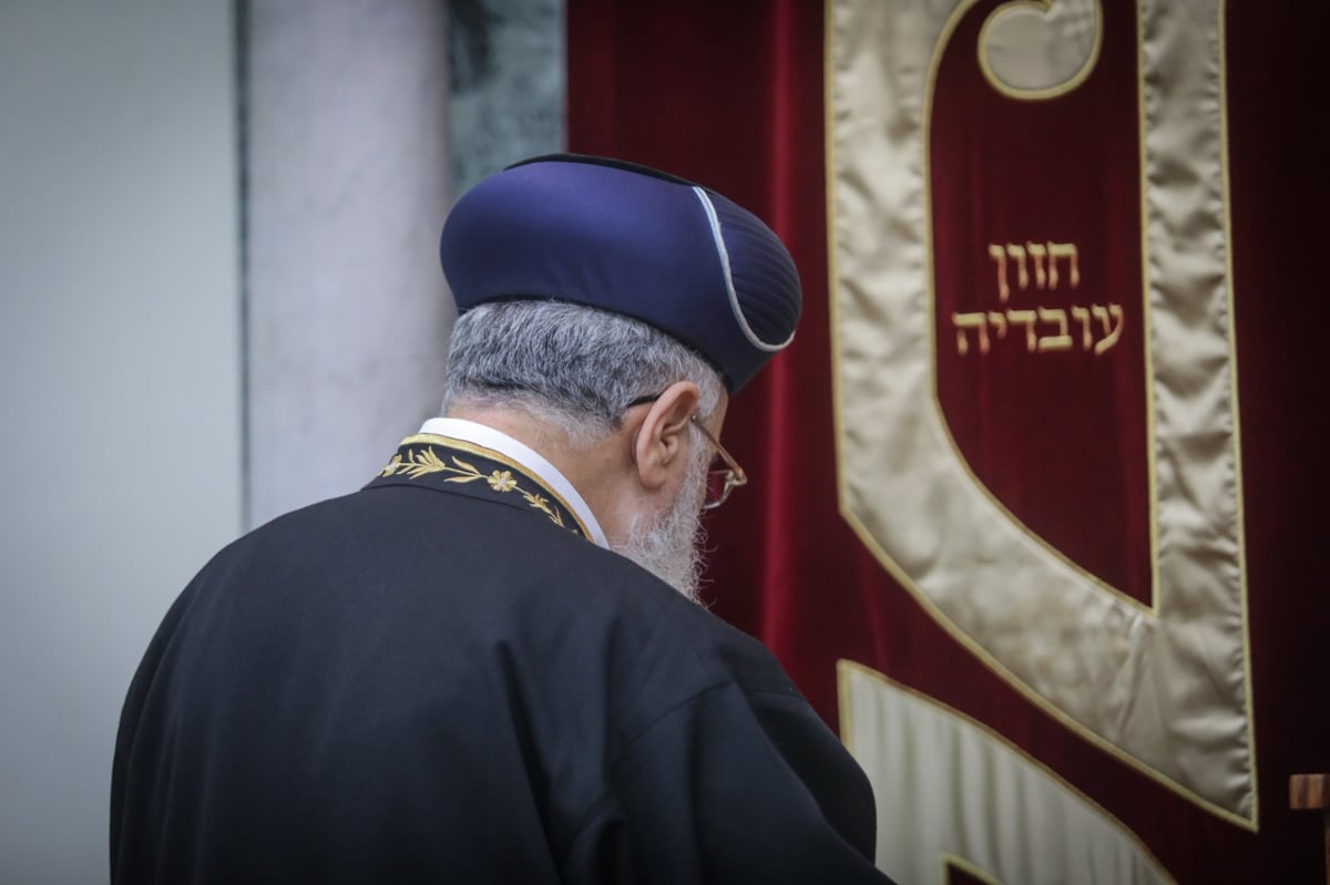 ב'יזדים': מעמד הסליחות בראשות הראשון לציון הגר"י יוסף