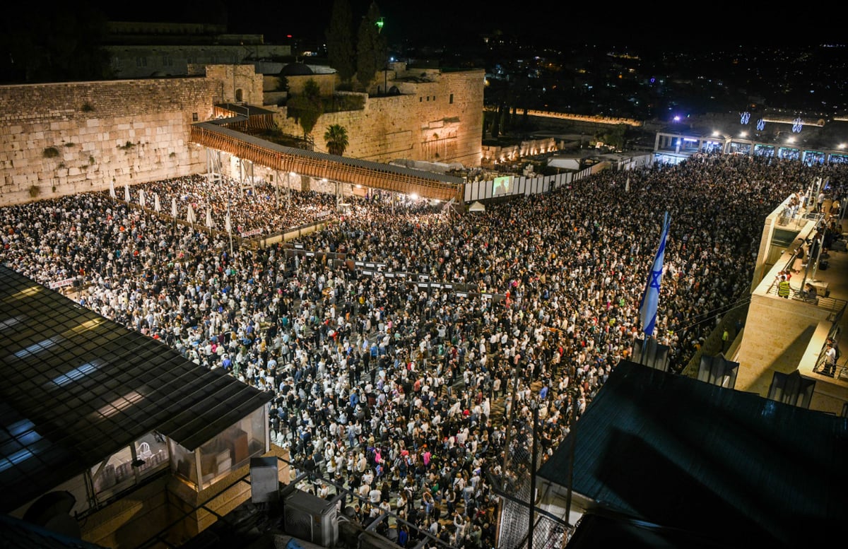 אמירת סליחות בכותל, בשבוע שעבר