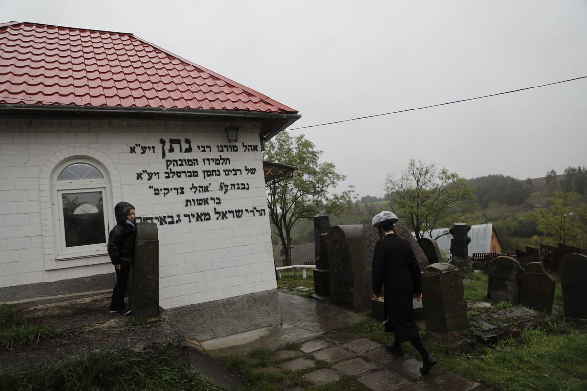 תיעוד מיוחד מאוקראינה: החסידים הגיעו גם לעיר ברסלב