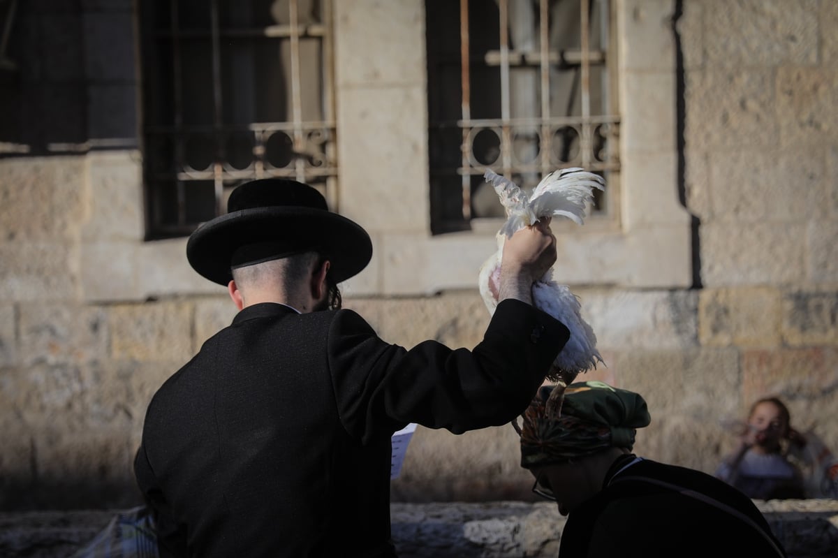 כפי המסורת העתיקה: הכפרות ב'שוק מאה שערים' | צפו