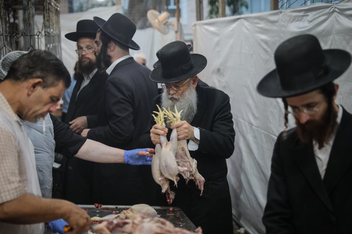 כפי המסורת העתיקה: הכפרות ב'שוק מאה שערים' | צפו