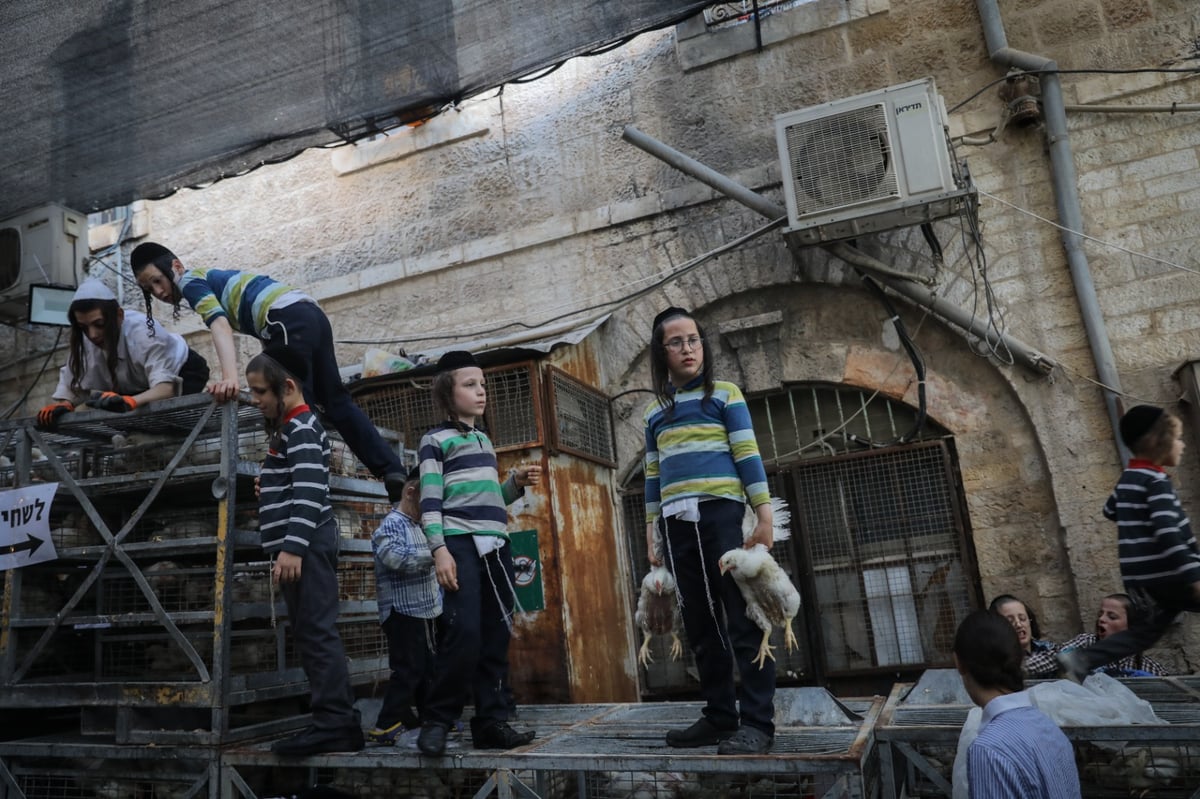 כפי המסורת העתיקה: הכפרות ב'שוק מאה שערים' | צפו