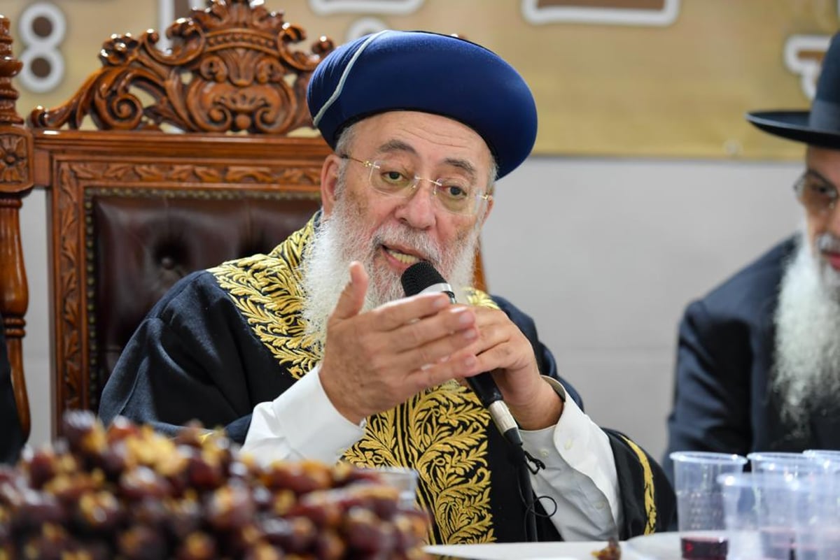 תיעוד: 'הקבלת פני רבו' לראשל"צ הגר"ש עמאר